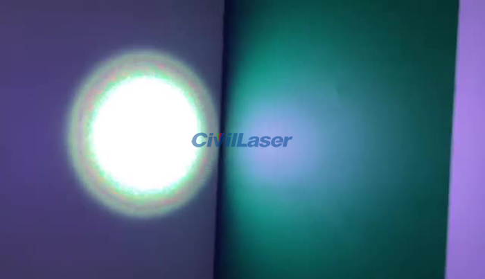 RGB white fiber coupled laser